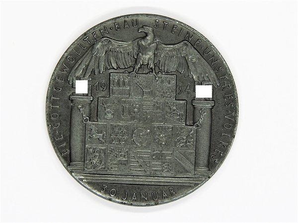 K. Goetz - Medaille Auf die Verfassungsmäßige Umgestaltung des Deutschen Reiches durch die Gleichsch